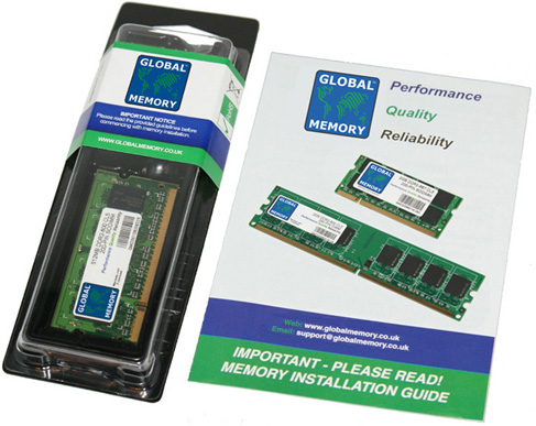 256MB DDR2 400/533/667MHz 200-PIN SODIMM MEMORY RAM FOR ADVENT LAPTOPS/NOTEBOOKS